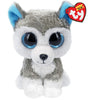 Ty Beanie Babies - Slush - Grey and White Husky 8" - Sweets and Geeks