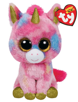 Ty Beanie Babies - Fantasia - Multicolored Unicorn 8" - Sweets and Geeks