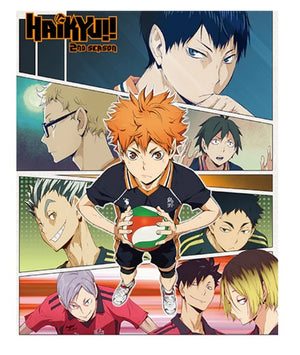 Haikyu!! S2 - Key Art 2 Sublimation Throw Blanket - Sweets and Geeks
