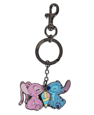 Lilo & Stitch Angel and Stitch Keychain - Sweets and Geeks