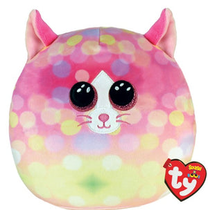 Ty Squish-A-Boo - Sonny - 14" Medium Rainbow Cat - Sweets and Geeks