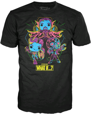 Funko Pop! Tees - What If...? (XL) (Blacklight) - Sweets and Geeks