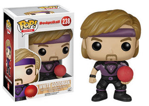 Funko Pop Movies: DodgeBall - White Goodman #238 - Sweets and Geeks