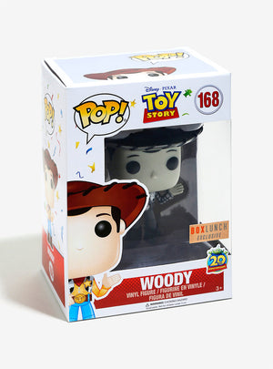 Funko POP! Disney: Toy Story - Woody (Black & White 20th Anniversary Exclusive) - Sweets and Geeks