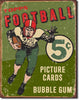 Topps 1956 Football Vintage Metal Tin Sign - Sweets and Geeks