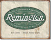Remington - Weathered Logo Vintage Metal Tin Sign - Sweets and Geeks