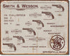 Smith & Wesson - Revolvers Vintage Metal Tin Sign - Sweets and Geeks