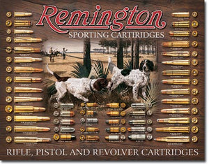 Remington Bullet Board Vintage Metal Tin Sign - Sweets and Geeks