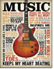 Music Inspires Me Vintage Metal Tin Sign - Sweets and Geeks