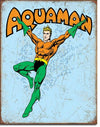 Aquaman Retro Metal Tin Sign - Sweets and Geeks