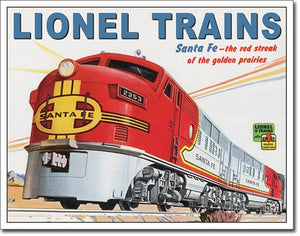 Lionel Trains Vintage Metal Tin Sign - Sweets and Geeks