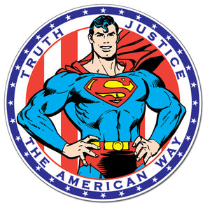 Superman - American Way - Tin Sign - Sweets and Geeks