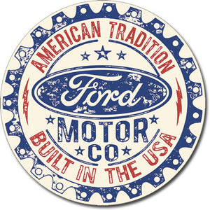 FORD - Built in USA - Tin Sign - Sweets and Geeks