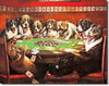 8 Drunk Dogs Playing Cards Vintage Metal Tin Sign - Sweets and Geeks