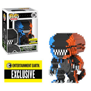 Funko Pop! 8-Bit : Alien - Xenomorph (Entertainment Earth Exclusive) #24 - Sweets and Geeks