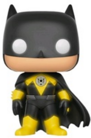 Funko Pop! DC Super Heros - Yellow Lantern Batman (Glow in the Dark) - Sweets and Geeks