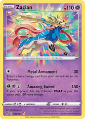Zacian (Amazing Rare) - SWSH04: Vivid Voltage