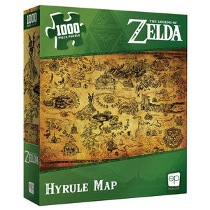 The Legend of Zelda™ “Hyrule Map” 1000 Piece Puzzle - Sweets and Geeks