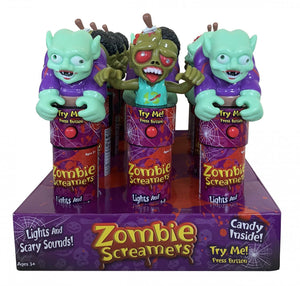 Zombie Screamers Lights and Sounds w/ Candy - Sweets and Geeks
