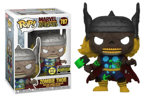 Funko Pop! Marvel: Zombies - Zombie Thor (Glow in the Dark) (EE Exclusive) #787 - Sweets and Geeks