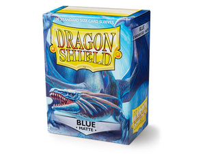 Dragon Shield Matte Sleeves 100ct - Blue - Sweets and Geeks
