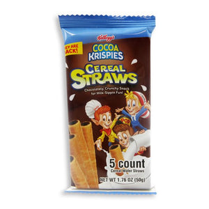Cocoa Krisps Cereal Straws 1.76oz - Sweets and Geeks