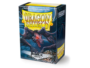 Dragon Shield Matte Sleeves 100ct - Black - Sweets and Geeks