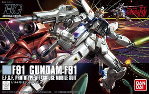 Mobile Suit Gundam F91 HGUC F91 Gundam F91 1/144 Scale Model Kit - Sweets and Geeks