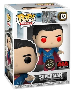 Funko POP! Heroes: DC's Justice League - Superman (Glow) (AAA Exclusive) #1123 - Sweets and Geeks