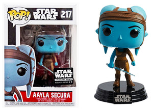 Funko Pop Movies: Star Wars - Aayla Secura (Smuggler's Bounty) #217 - Sweets and Geeks