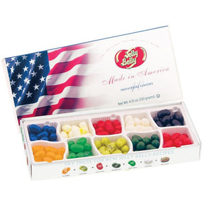 10 Flavor Jelly Bean Patriotic Gift Box 4.25oz - Sweets and Geeks