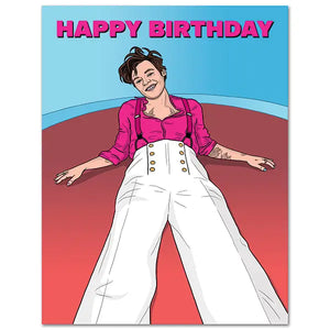 Harry Styles Birthday Greeting Card - Sweets and Geeks