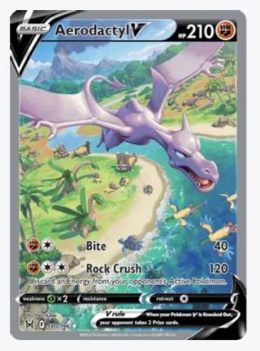 Aerodactyl V (Alternate Full Art) SWSH11: Lost Origin # 180/196 - Sweets and Geeks