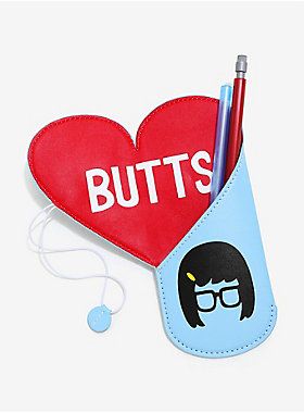 Bob's Burgers Butts Pencil Case - Sweets and Geeks