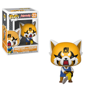 Funko Pop Animation: Aggretsuko - Aggretsuko with Chainsaw #22 - Sweets and Geeks