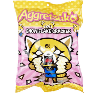 Aggretsuko Snowflake Crackers 3.9oz - Sweets and Geeks