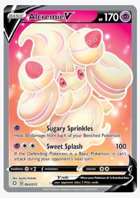 Alcremie V (Full Art) Shining Fates # 064/072 - Sweets and Geeks