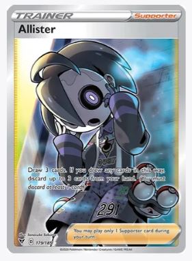 Allister (Full Art) SWSH04: Vivid Voltage # 179/185 - Sweets and Geeks