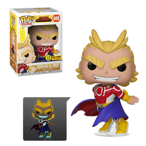Funko Pop! Animation: My Hero Academia - Silver Age All Might (Glow in the Dark) (Hot Topic Exclusive) #608 - Sweets and Geeks