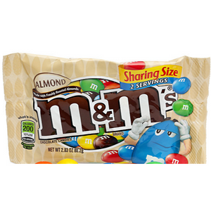 M&M Almond 2.83oz - Sweets and Geeks