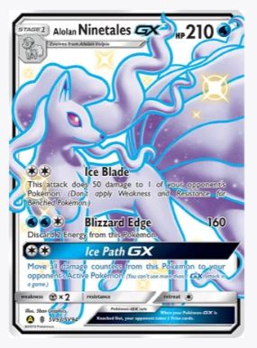 Alolan Ninetales GX Hidden Fates: Shiny Vault # SV53/SV94 - Sweets and Geeks