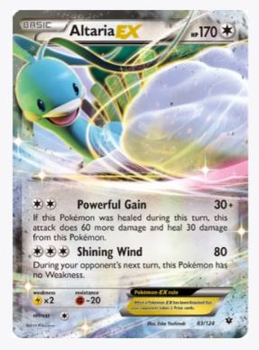 Altaria EX XY - Fates Collide # 83/124 - Sweets and Geeks