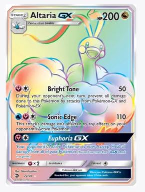 Altaria GX (Secret) Dragon Majesty # 72/70 - Sweets and Geeks