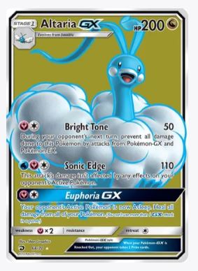 Altaria GX (Full Art) Dragon Majesty # 68/70 - Sweets and Geeks