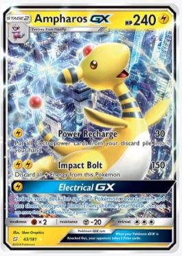 Ampharos GX SM - Team Up # 43/181 - Sweets and Geeks