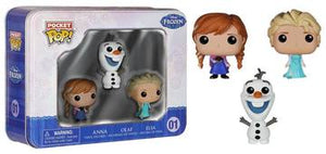 Funko Pocket Pop! Disney Frozen Tin- Anna, Olaf, Elsa - Sweets and Geeks