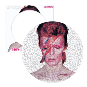 David Bowie Aladdin Sane 450pc Picture Disc Puzzle - Sweets and Geeks