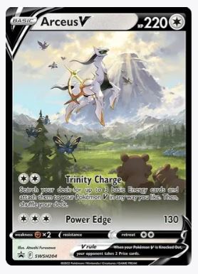 Arceus V - SWSH204 SWSH: Sword & Shield Promo Cards # SWSH204 - Sweets and Geeks