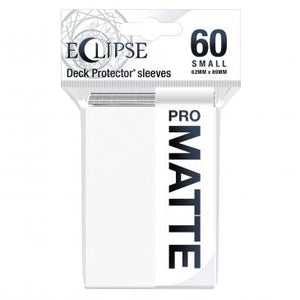 Eclipse Matte Small Sleeves: Arctic White - Sweets and Geeks