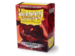 Dragon Shield Classic Sleeves 100ct - Crimson - Sweets and Geeks